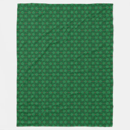 Cobertor De Velo Médio Mod Garland Green Fleece Blanket (3 Tamanhos