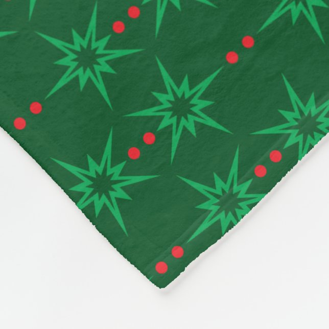Cobertor De Velo Médio Mod Garland Green Fleece Blanket (3 Tamanhos (Quina)