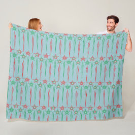 Cobertor De Velo Médio Mod Icicles Fleece Blanket (3 Tamanhos)