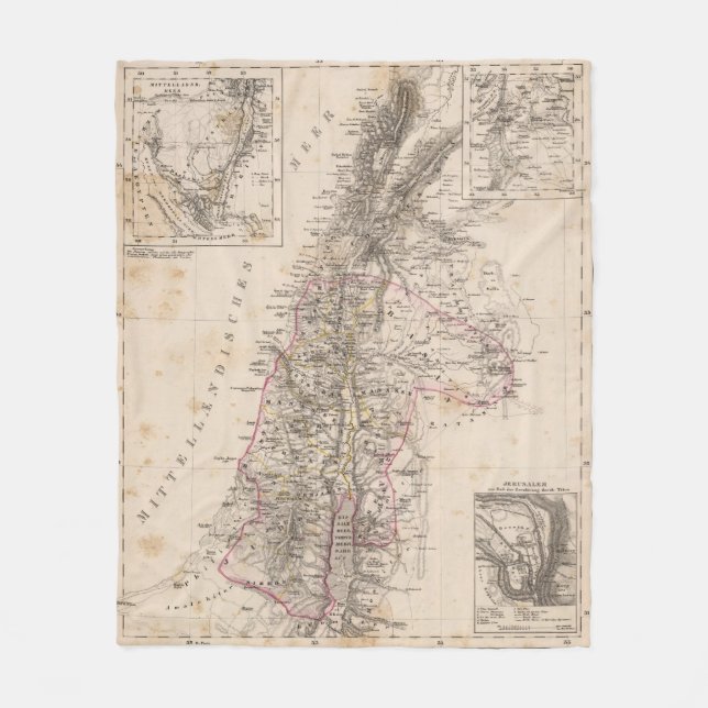 Cobertor De Velo Médio Oriente, Palestina (Frente)