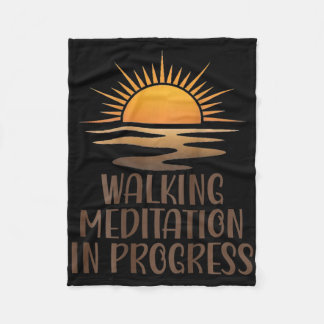 Cobertor De Velo Meditação Andando em Andamento Caminho do Nascer d