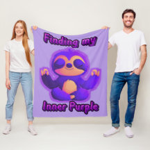 meditando preguiça roxa Encontrando meu Púrpura In