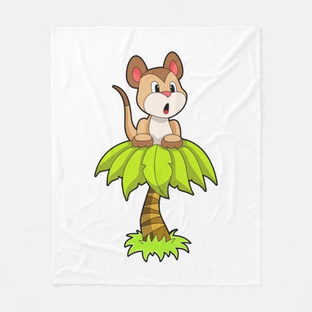 Cobertor De Velo Meerkat com árvore (Frente)