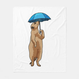 Cobertor De Velo Meerkat com guarda-chuva