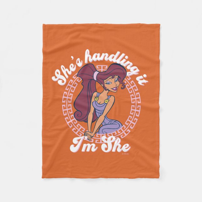 Cobertor De Velo Megara - She's Handling It, I'm She Fleece Blanket (Frente)