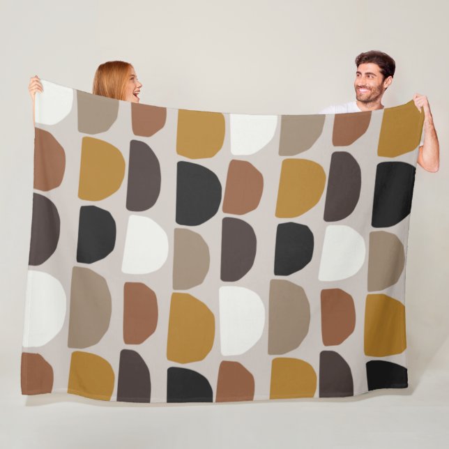 Cobertor De Velo Meio século Botânico Terracotta Boho (In Situ)