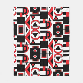 Cobertor De Velo Meio século Moderno Abstrato Geométrico Contemporâ