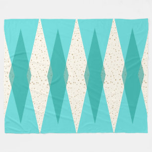 Cobertor De Velo meio século Moderno Argyle Fleece Blanket