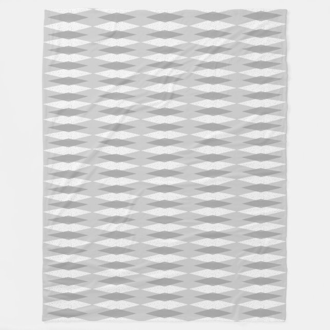 Cobertor De Velo Meio século Moderno Argyle Fleece Blanket (Frente)