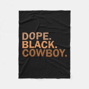 Cobertor De Velo Melanin Black African Rodeo Cowb