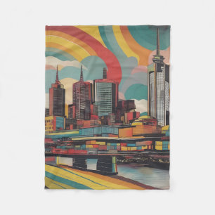 Cobertor De Velo Melbourne poster vintage