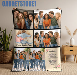 Cobertor De Velo Melhor Amigo Personalizado – Dia da Amizade Perfei