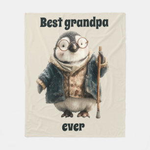 Cobertor De Velo Melhor Avô de Todos Pinguim de Inverno