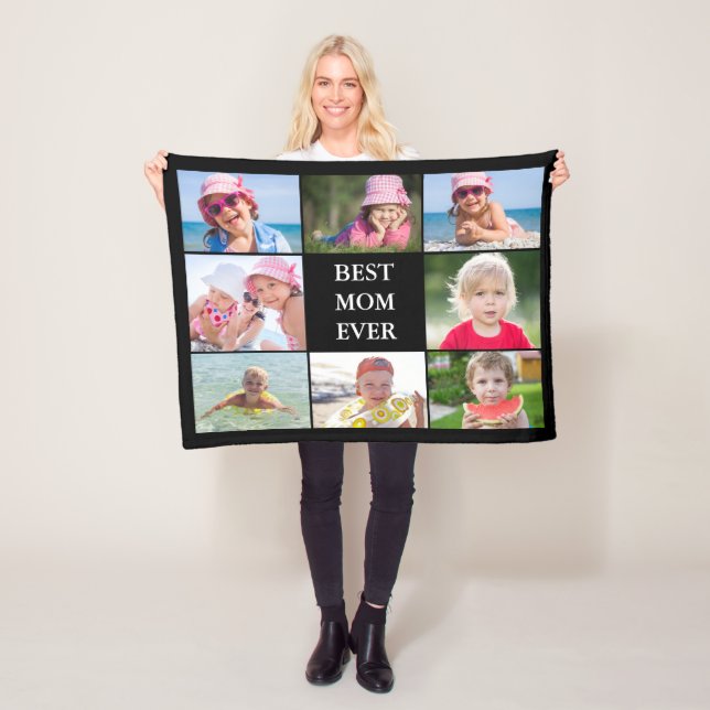 Cobertor De Velo Melhor Colagem de Fotos da Mãe (In Situ)