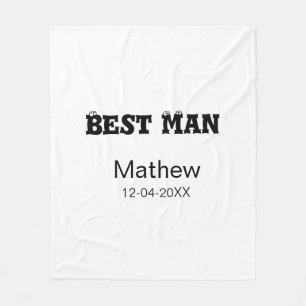 Cobertor De Velo Melhor despedida de solteiro adicionar nome data s