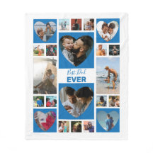 Melhor Dia de os pais de Colagem de Fotos do Pai