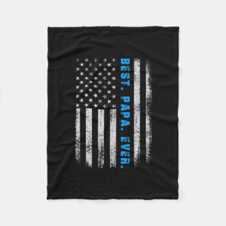 Cobertor De Velo Melhor Dia de os pais Papa Ever American Flag Vint