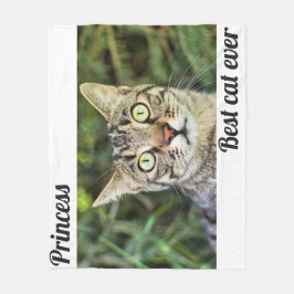 Cobertor De Velo Melhor gato de todos os tempos com foto fofa perso