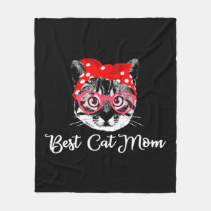 Cobertor De Velo Melhor Gato Mãe Gata Mulheres Gato Mãe Motif