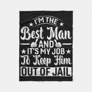 Cobertor De Velo Melhor Homem Bodas Padrinhos Divertido Noiva Solte