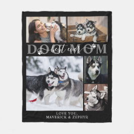 Cobertor De Velo Melhor Mãe De Cachorro Alguma Vez Escreve Impressõ