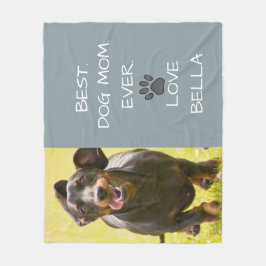 Cobertor De Velo Melhor. Mãe de Cachorro. Nunca. Doxie Love Name Ph