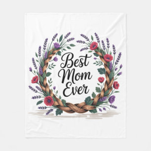 Cobertor De Velo Melhor Mãe de Todos os Tempos