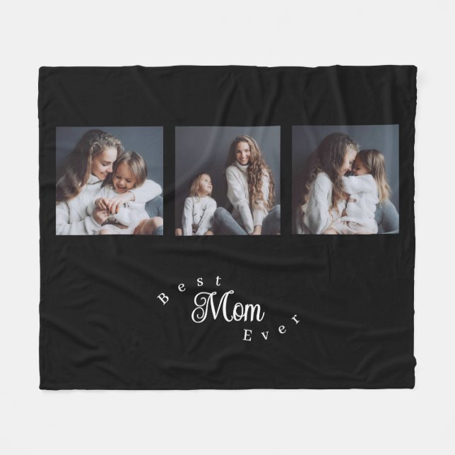 Cobertor De Velo Melhor Mãe Moderna de Todos os Tempos Script Elega (Frente (Horizontal))