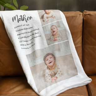 Cobertor De Velo Melhor Mãe Simples Moderna, Melhor Presente De Bel