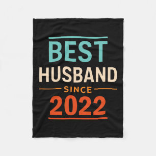 Cobertor De Velo Melhor Marido Desde 2022 2º Aniversário de Casamen