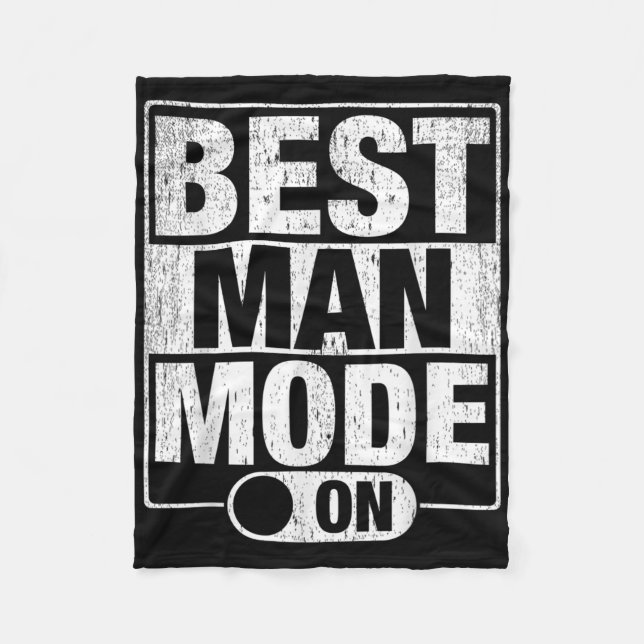 Cobertor De Velo Melhor Padrinho de casamento De Casamento Homem So (Frente)