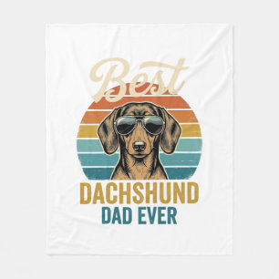 Cobertor De Velo Melhor Pai Dachshund de Todos os Tempos Camisa de 