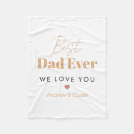 Cobertor De Velo Melhor pai de sempre