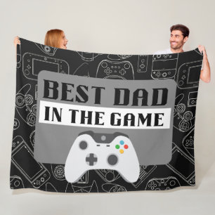 Cobertor De Velo Melhor Pai do Sketch Black Large