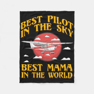 Cobertor De Velo Melhor Piloto No Céu A Melhor Mãe Do Mundo