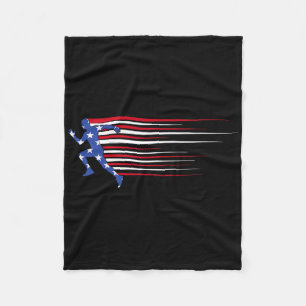 Cobertor De Velo Melhor Presente Da Equipe Usa Bandeira Americana D