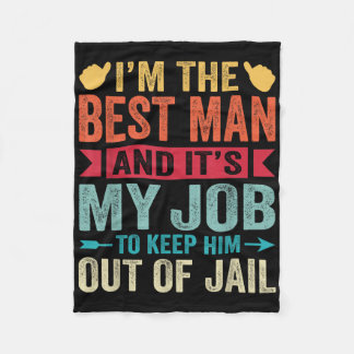 Cobertor De Velo Melhor Retro do Casamento dos Padrinhos do Noivo D