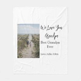 Cobertor De Velo melhor vovô de todos os avós com fotos clássicas