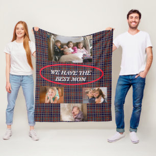 Cobertor De Velo Melhor Xadrez de Font Tartan desenhada à mão pela 