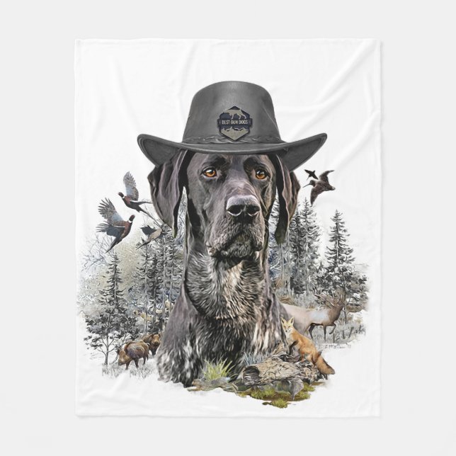 Cobertor De Velo Melhores cães caçadores (SPG) (Frente)