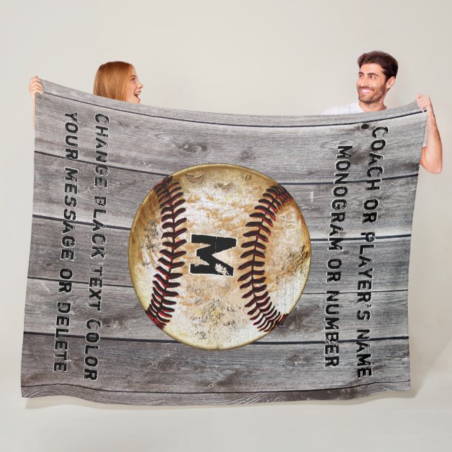 Cobertor De Velo Melhores Presentes Personalizados de Beisebol para (In Situ)