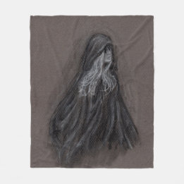 Cobertor De Velo Melinoe, Deusa dos Fantasmas Fleece Blanket