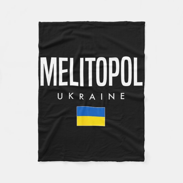 Cobertor De Velo Melitopol Ucrânia  (Frente)