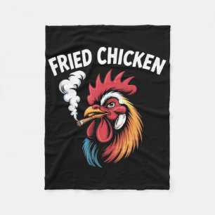 Cobertor De Velo Meme de Maconha Frango Frito Fumante
