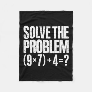 Cobertor De Velo Meme engraçado 67 Pemdas Professor de matemática B
