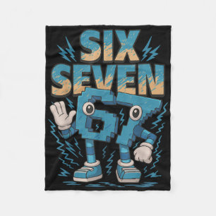 Cobertor De Velo Meme Infantil 67 Seis Sete 6 7 Brainrot Italiano