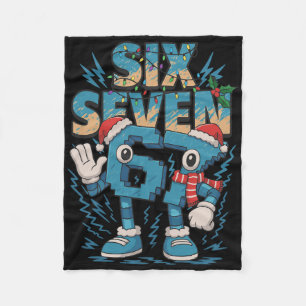 Cobertor De Velo Meme Infantil 67 Seis Sete 6 7 Brainrot Italiano C