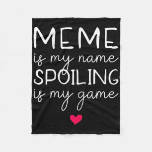 Cobertor De Velo "Meme" Meu Nome "Spoiling" É Engraçado.