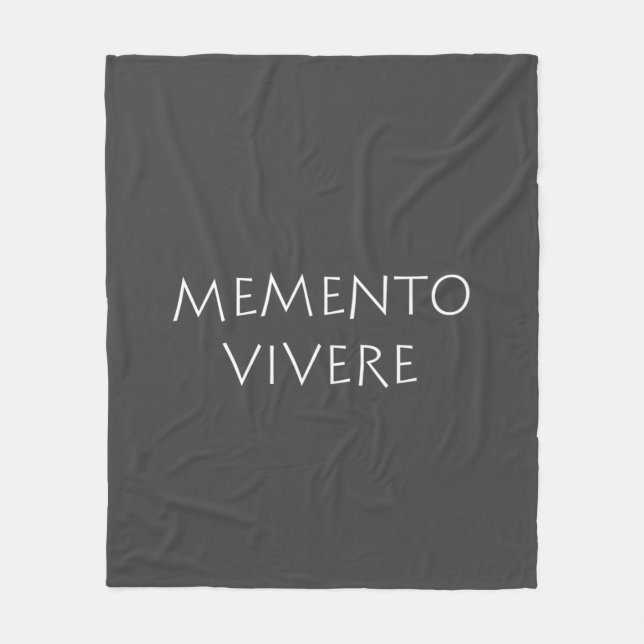 Cobertor De Velo Memento vivere (Frente)