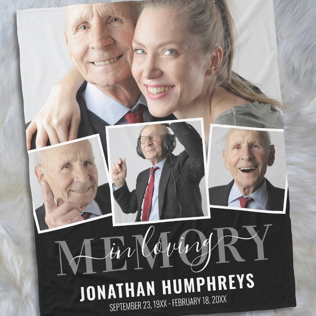 Cobertor De Velo Memória 4 Foto Memorial De Amor (Criador carregado)